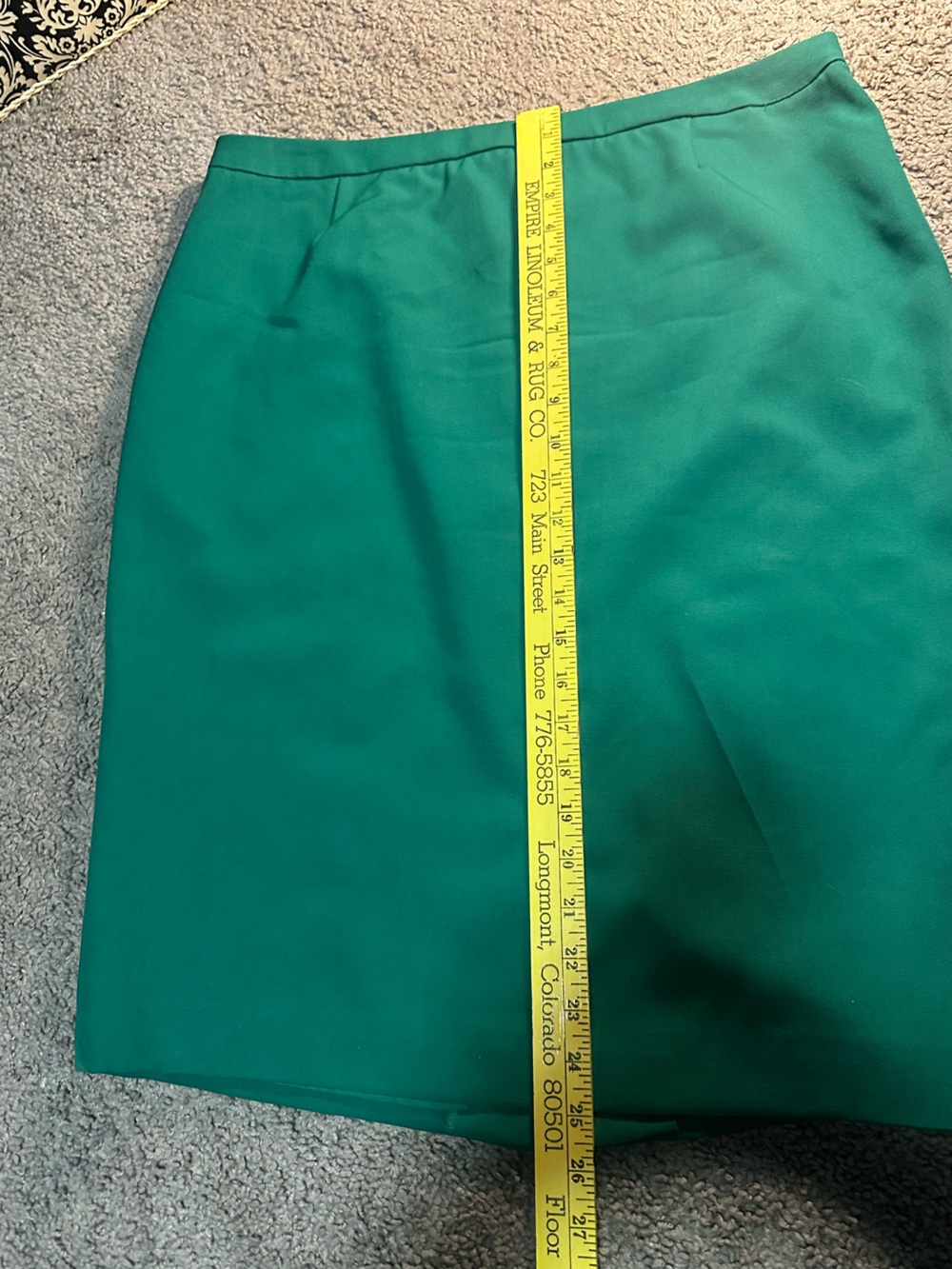 Vintage Escada wool pencil skirt